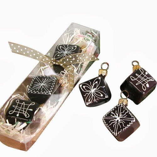 Ornaments to Remember: PETIT FOURS Christmas Ornament (Chocolate)