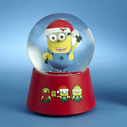 Despicable Me Minion Musical Waterglobe Table Top Christmas Decoration 3.93″