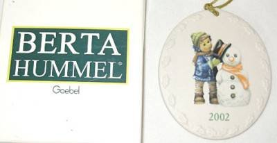 Berta Hummel Goebel Christmas Ornament “Perfect Fit” 2002
