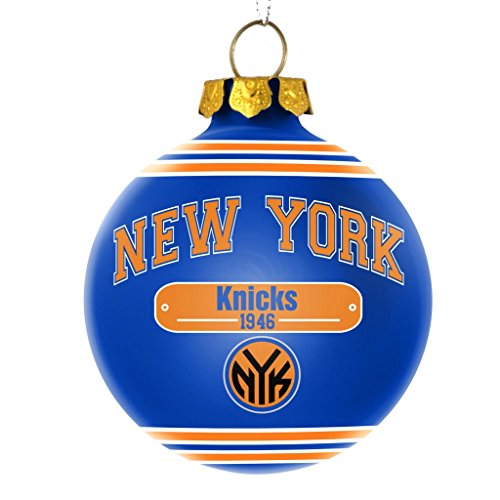 New York Knicks Official NBA 2014 Year Plaque Ball Ornament by Forever Collectibles