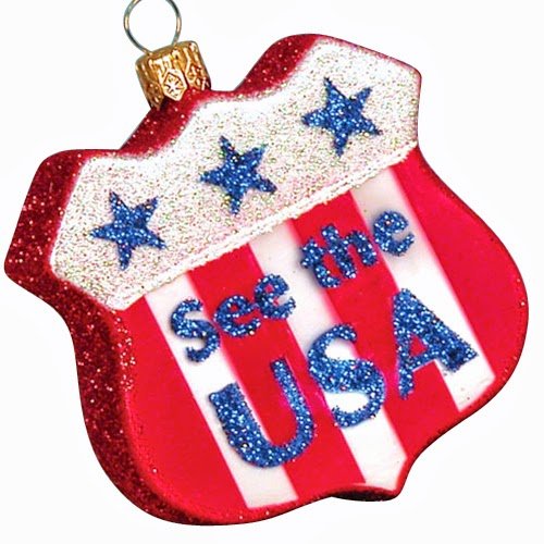 Ornaments to Remember: SEE THE USA Christmas Ornament