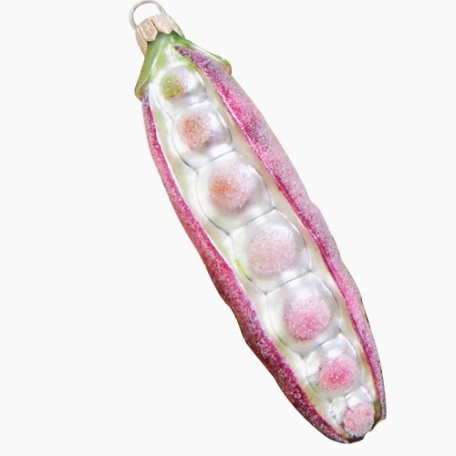 Ornaments to Remember: ITALIAN BEAN Christmas Ornament (Pink)