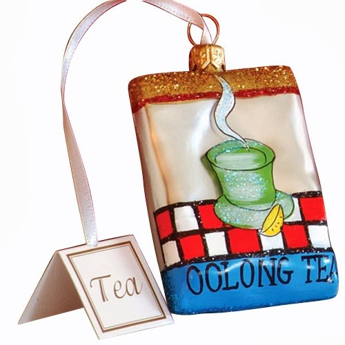 Ornaments to Remember: OOLONG TEA Christmas Ornament