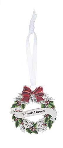 GANZ Wreath Ornament – Friends Forever – Ornament Christmas Sentimental Gift EX26543