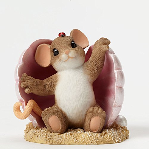 Charming Tails You’ve Brought Me Out of My Shell Mouse in Clam Figurine
