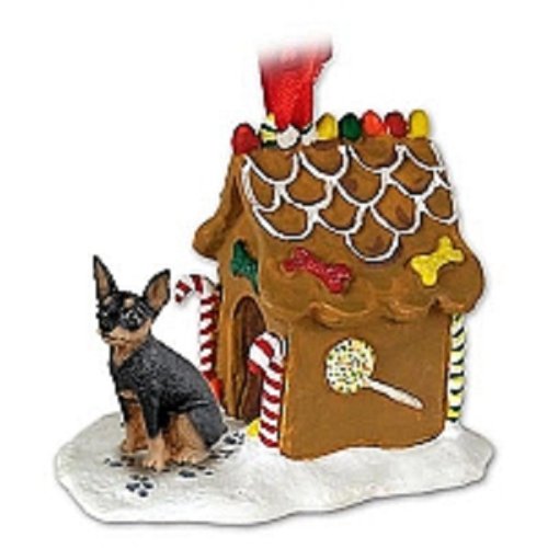 Miniature Pinscher Gingerbread House Christmas Ornament New Gift