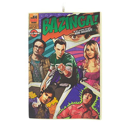 Hallmark Big Bang Theory Bazinga! Fan Club Christmas Ornament