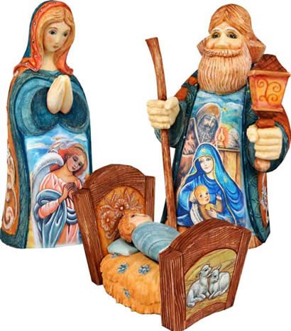G. Debrekht Holy Family Figurine (Set of 3)