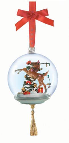 Holiday Mischief Glass Globe Ornament by Breyer