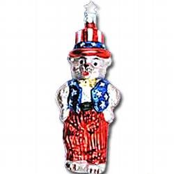 Yankee Doodle Teddy Ornament (5-3/4 in.)