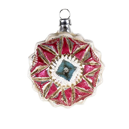 Vintage mouthblown Christmas Glass ornament “American Kaleidoscope” by MAROLIN® Germany