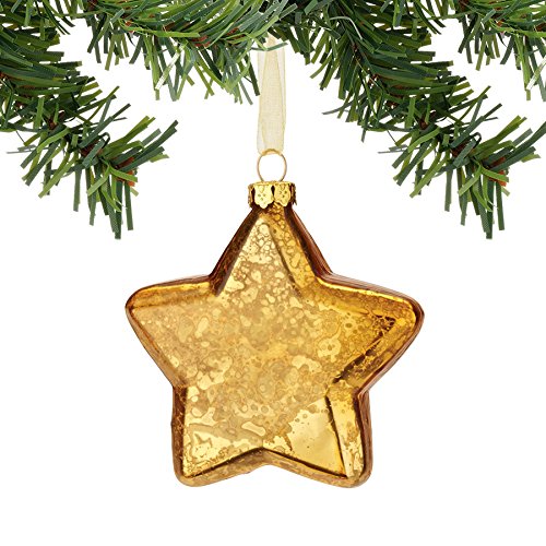 Snowbabies Department 56 Dream Collection Gold Star Ornament, 3.25″