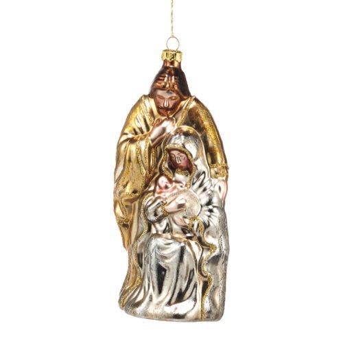 Department 56 Christmas Angel Holy Family Molded Ornament, 6-Inch