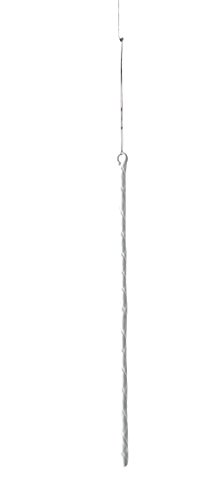 Sage & Co. XAO14262WH Glass Icicle Ornament, 10-Inch