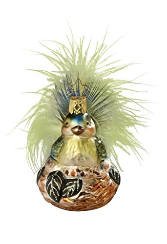 Safe Nest, #1-102-15, from the 2015 Bird Haus Collection by Inge-Glas Manufaktur; Gift Box Included