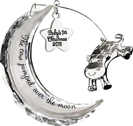 Carlton Heirloom 2011 Baby’s First Christmas – Cow Jumps over the Moon Ornament #CXOR003Z