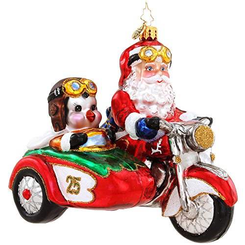 Christopher Radko Motorcycle Chums Ornament