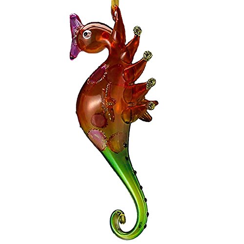 Venetian Style Glass Multi-Color Seahorse Ornament GC2007-B Kurt Adler