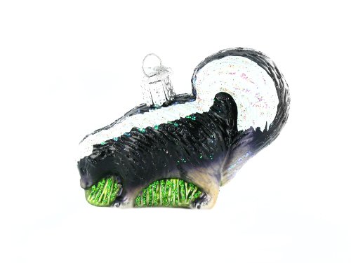 Old World Christmas Skunk Glass Blown Ornament