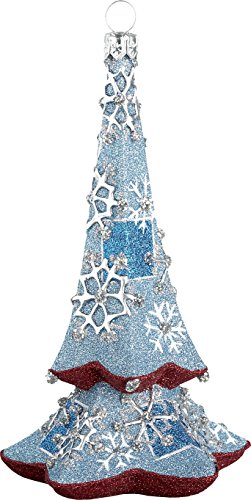Glitterazzi Snow Gnome Wintery Tree Ornament by Joy to the World