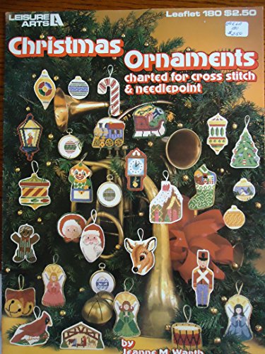 Christmas Ornaments charted for Cross-Stitch & Needlepoint