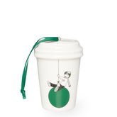 Starbucks 2015 Boy Swing Holiday Cup Ceramic Ornament 011051436