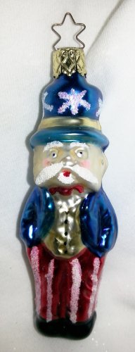 Old World Christmas Uncle Sam Ornament, Retired