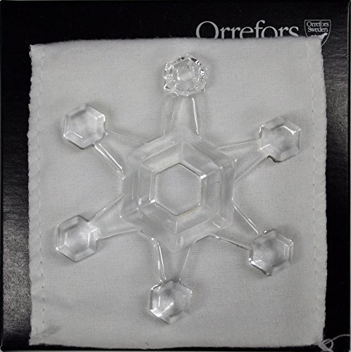 Orrefors Annual, Christmas Ornament Snowflake by Orrefors [並行輸入品]