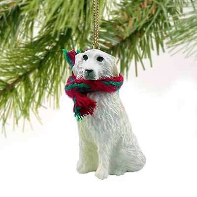 1 X Great Pyrenees Miniature Dog Ornament
