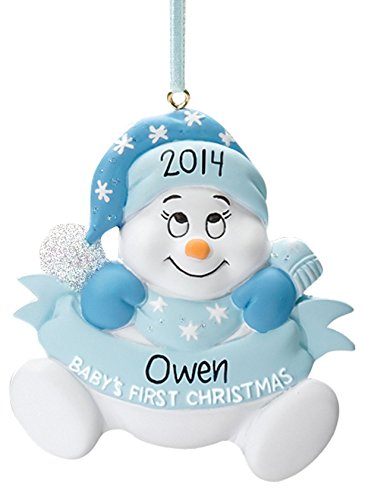 Personalized Snowbaby’s First Christmas Ornament