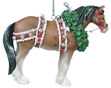 The Trail of Painted Ponies Christmas Clydesdale Ornament