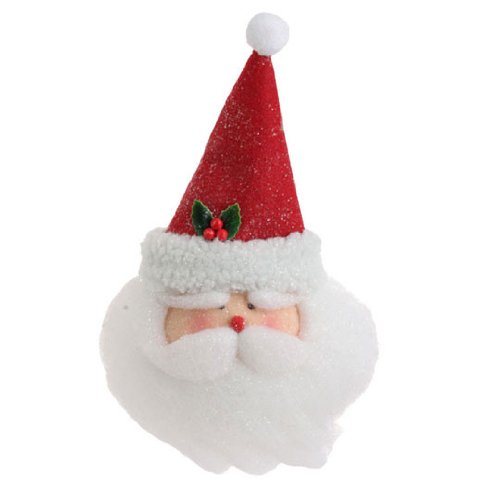 RAZ Imports Christmas 14.5″ Santa Face Ornament