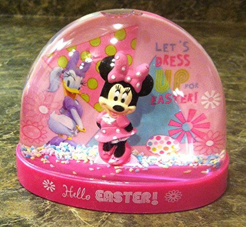 Disney Easter Mini Snowglobe Minnie Mouse 4″