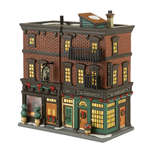 Department 56 Christmas in The City Village Soho Shops Lit House, 7.67-Inch