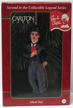 Charlie Chaplin Carlton Ornament 1997