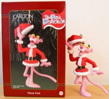 Carlton Heirloom Ornament The Pink Panther ‘Think Pink’ – 1998