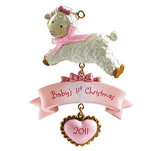 Carlton American Greetings Ornament 2011 Baby’s First Christmas – Girls – Lamb – #AG0R-011Z