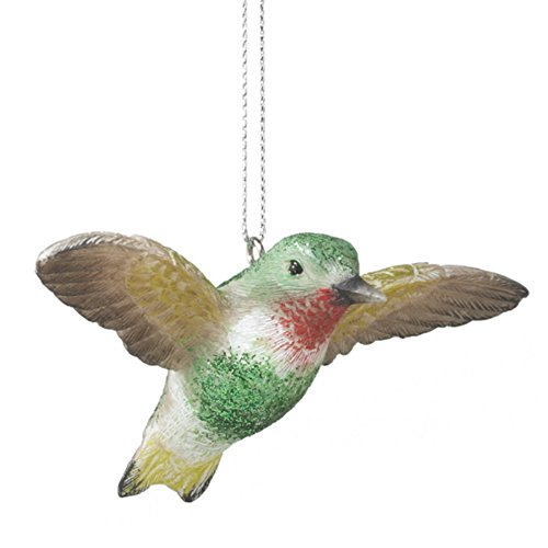 Resin Hummingbird Bird Christmas Ornament
