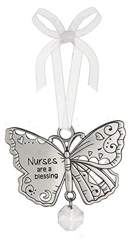 Nurses Are a Blessing – Beautiful Blessing Butterfly Ornament by Ganz
