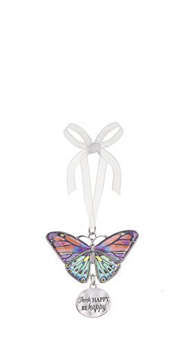 Ganz Home Decor Christmas / Spring Blissful Journey Butterfly Ornament (Think Happy. Be happy. EA13547)