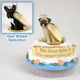 Conversation Concepts Miniature French Bulldog Candle Topper Tiny One Pet Angel Ornament