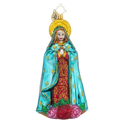 Christopher Radko Holy Beauty Virgin Mary Christmas Ornament