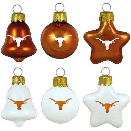 Topperscot NCAA Texas Longhorns Ornament Set Set of 6 WLM