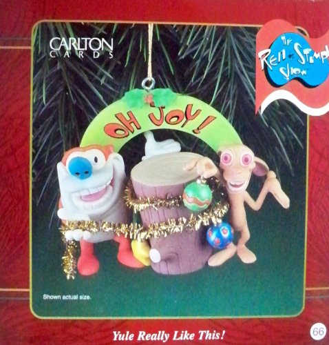 The Ren and Stimpy Show – Yule Really Like This 1998 Carlton Cards Christmas Ornament