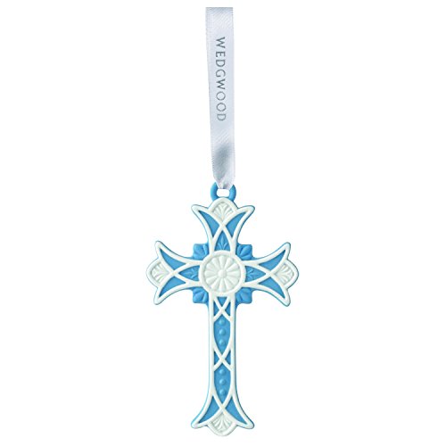 Wedgwood Figural Cross, Blue