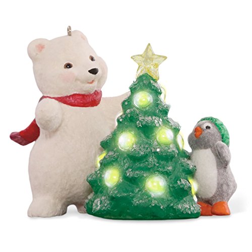 Snowball and Tuxedo Christmas Tree Ornament 2015 Hallmark