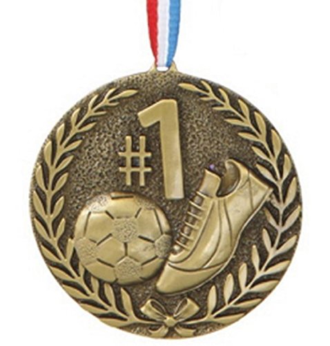#1 Soccer Sports Medal Ornament