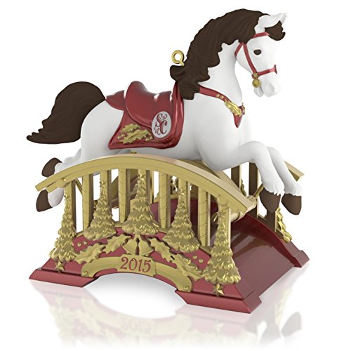 Santa Certified Rocking Horse Ornament 2015 Hallmark