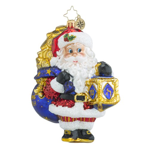 Christopher Radko One for All Santa Claus Christmas Ornament