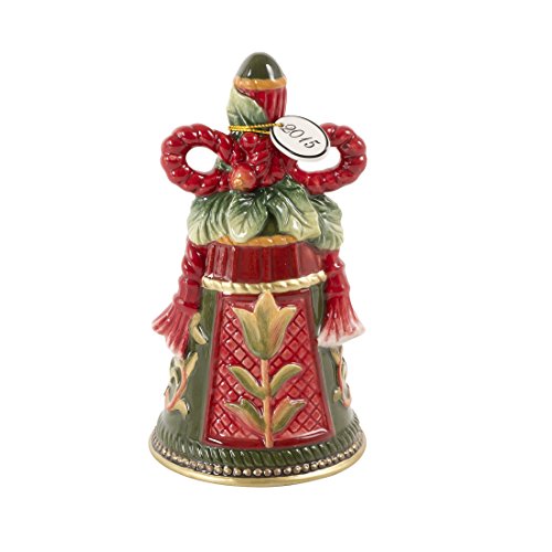 Fitz and Floyd Night Before Christmas Collection Decorative Dated Bell Figurine